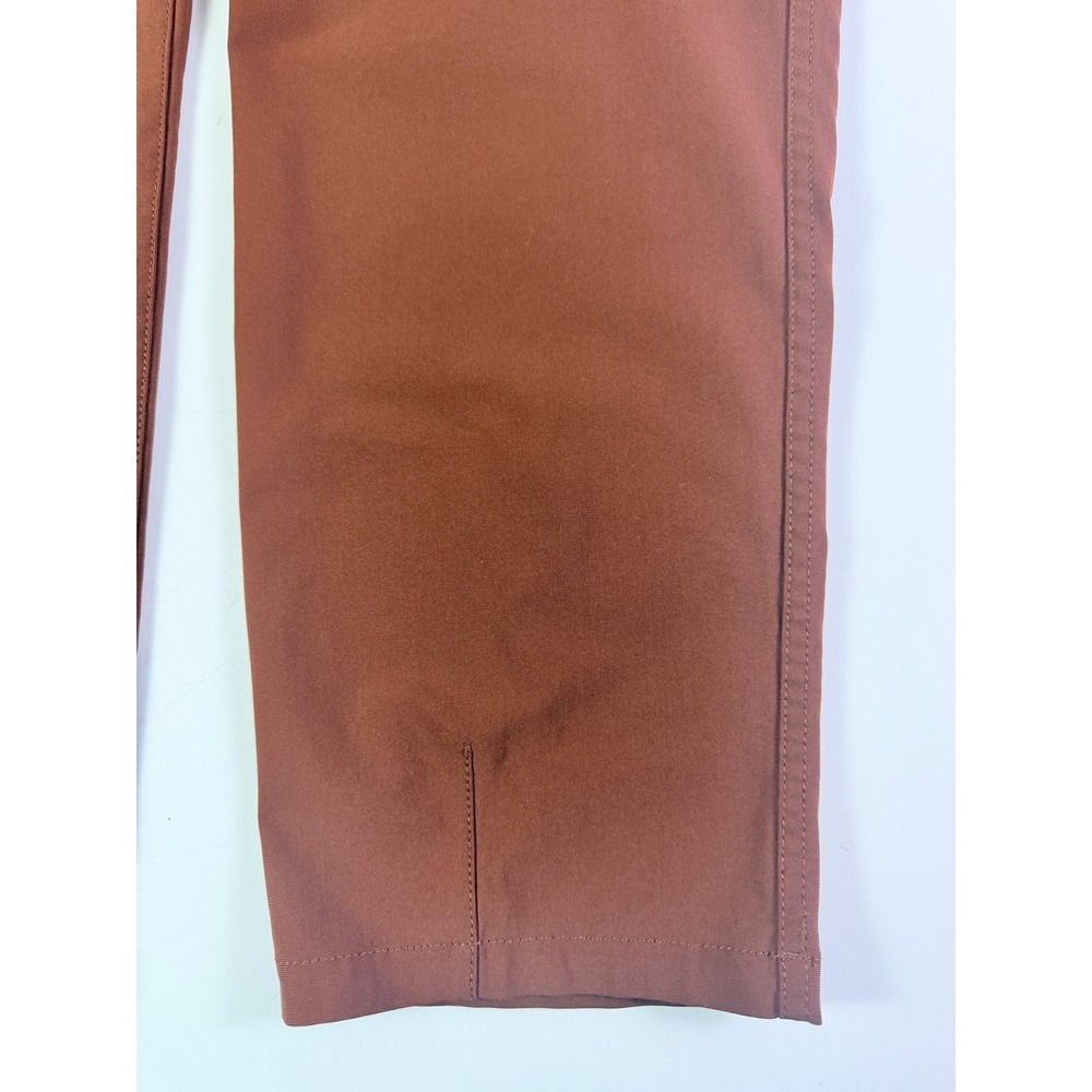 Lululemon City Sleek 5 Pocket straight Leg Pant Brown Clay Size 12 Mid Rise - Picture 9 of 10